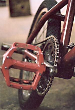 Picture Of Bmx Pedal And Wheel