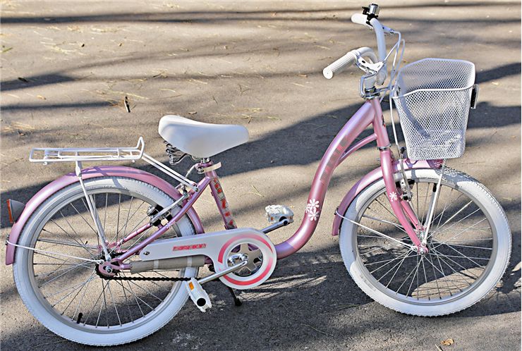 pink witch bike