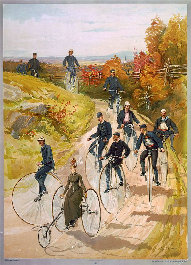 Picture Of Touring The Countryside 1887