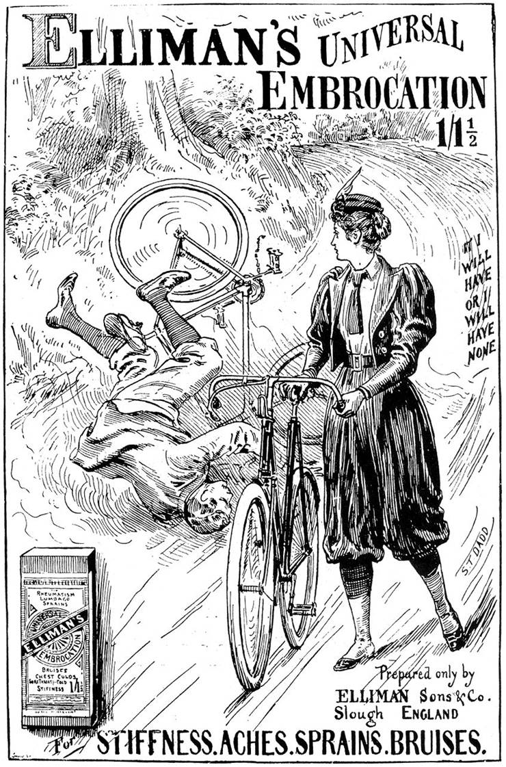 Picture Of Women Bicycle 1897 Ad